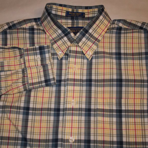 Pendleton Other - Pendleton METRO Shirt Mens LS LARGE Plaid